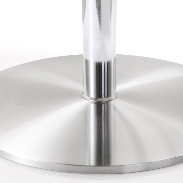 Amalfi Black Vegan Leather Adjustable Stool - UK