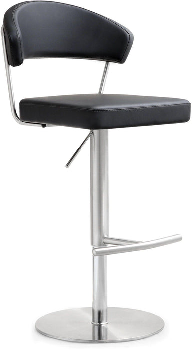 Cosmo Black Stainless Steel Barstool - UK