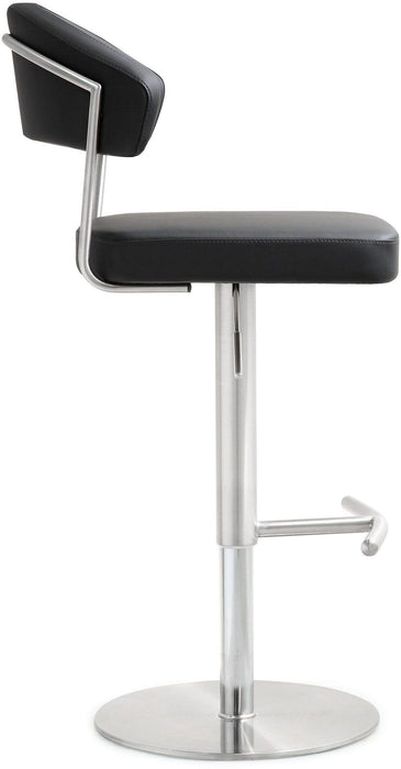 Cosmo Black Stainless Steel Barstool - UK