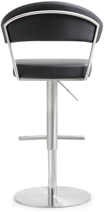 Cosmo Black Stainless Steel Barstool - UK
