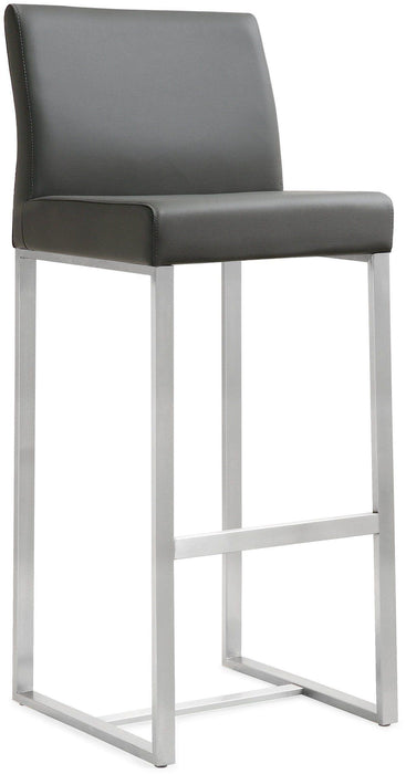 Denmark Grey Stainless Steel Barstool - Set of 2 - UK