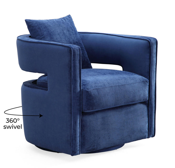 Kennedy Navy Swivel Chair - UK