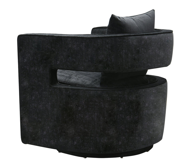 Kennedy Black Swivel Chair - UK
