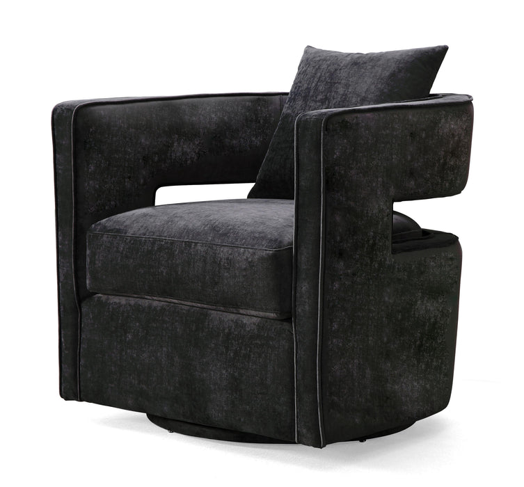 Kennedy Black Swivel Chair - UK