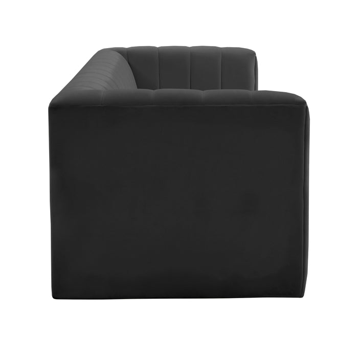 Norah Black Velvet Sofa - UK