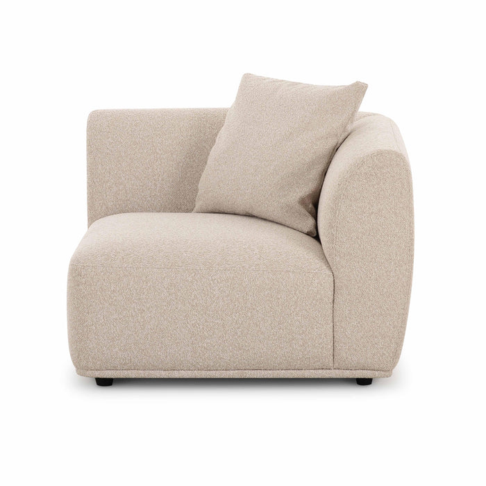 Sylvie Cream Boucle Corner Chair