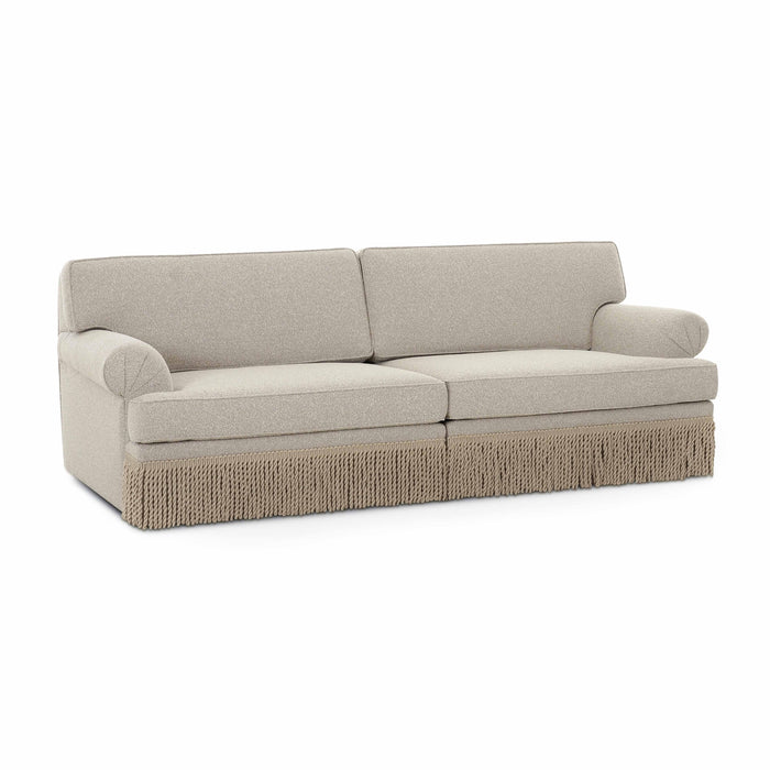 Yvette Warm Grey Boucle Sofa
