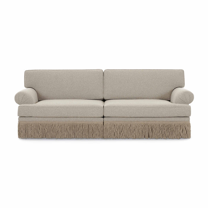Yvette Warm Grey Boucle Sofa