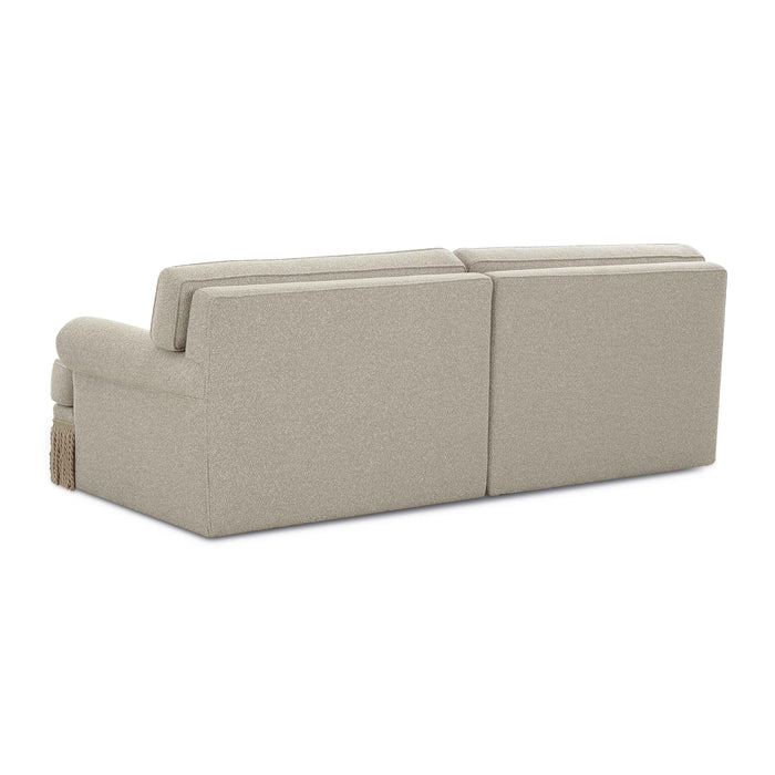 Yvette Warm Grey Boucle Sofa