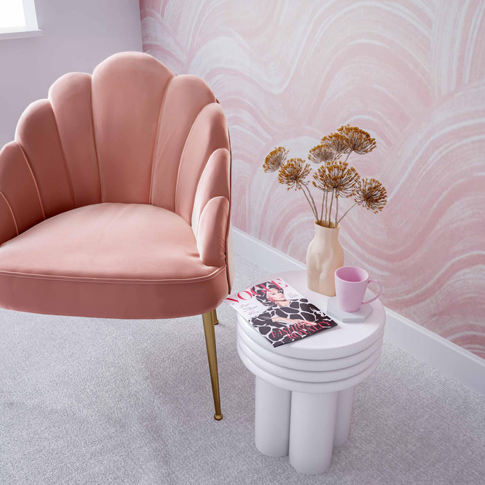 Delta Ivory Concrete Side Table - UK