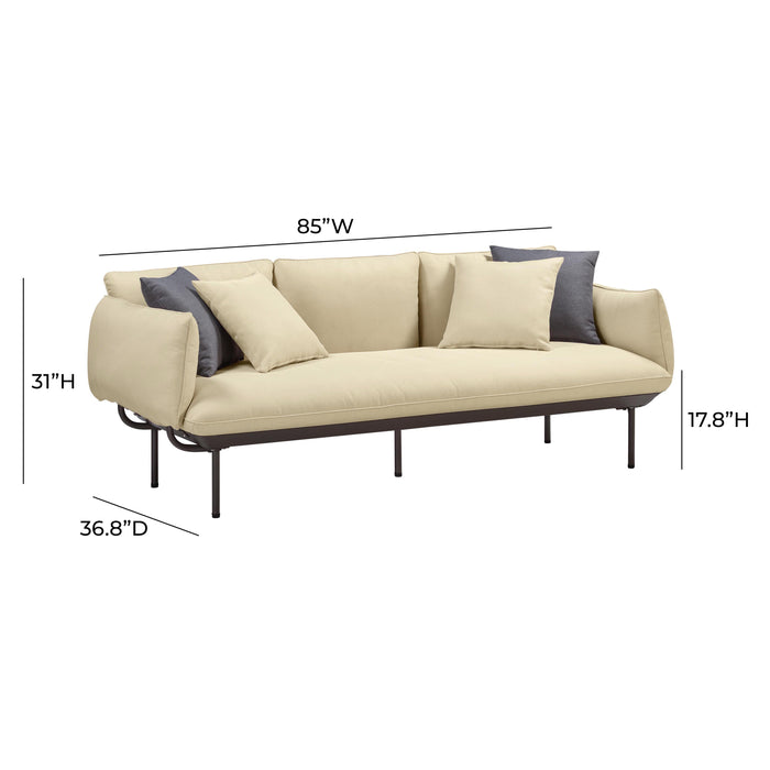 Katti Beige Outdoor Sofa 5
