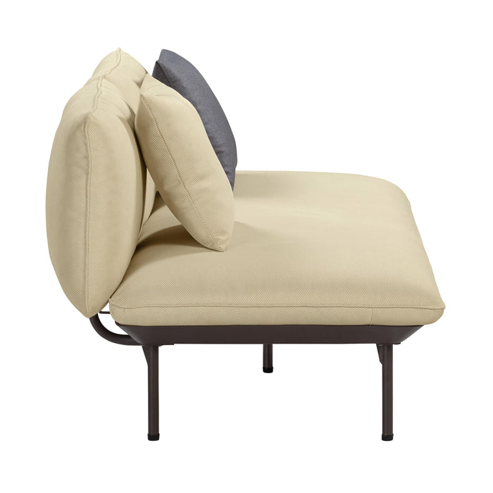 Katti Beige Outdoor Loveseat 3