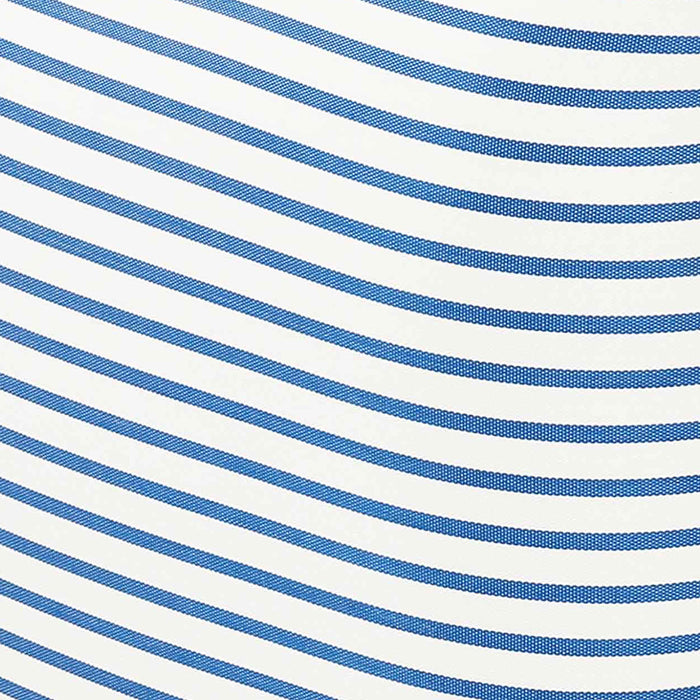 Saint Tropez Pearl and Blue Striped Stuffed Outdoor Armchair - UK