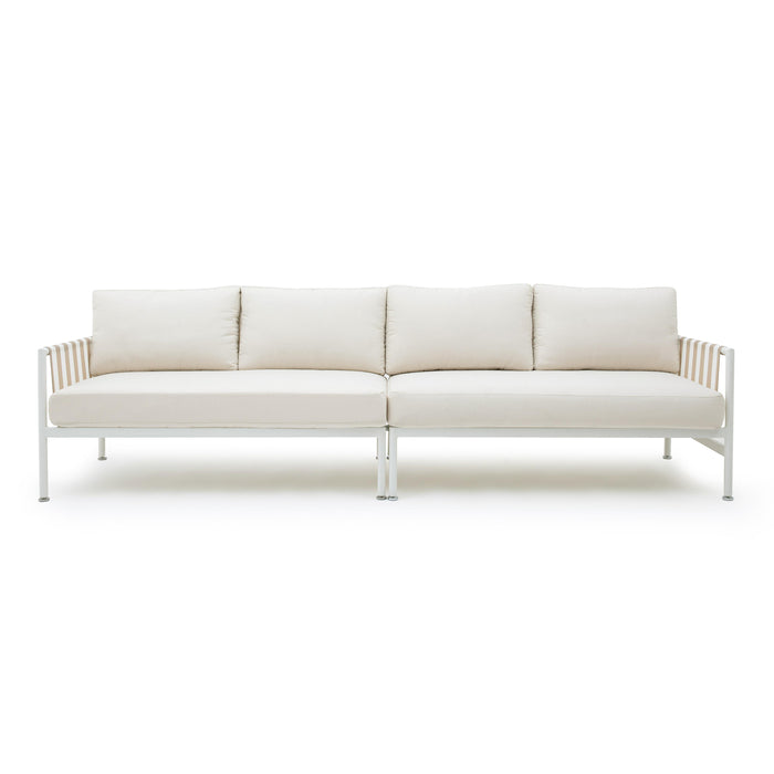 Dunes Cream Outdoor 110 inch Sofa