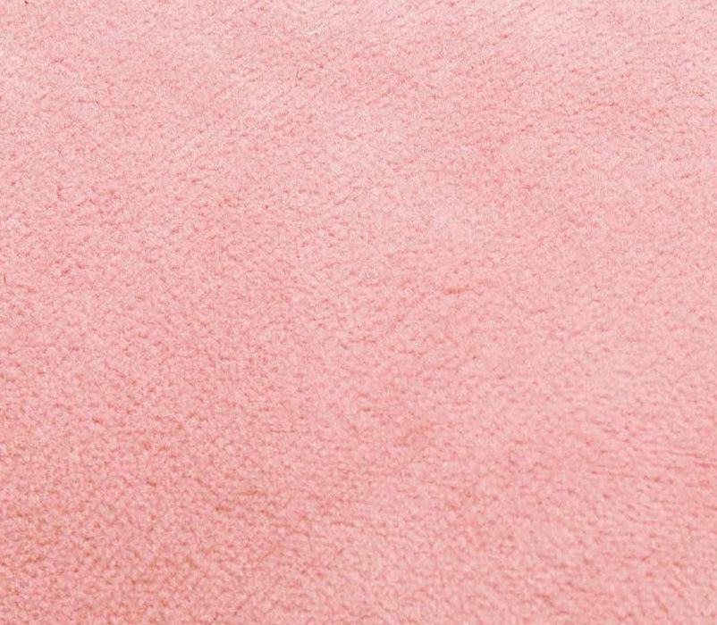 Bounce Rose Pink Ruched Velvet Adjustable Ottoman