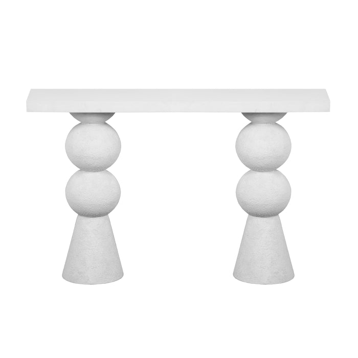 Lupita White Console Table - UK