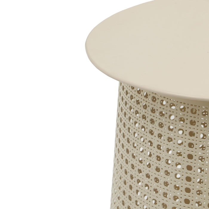 Pesky Eggnog Cream Side Table