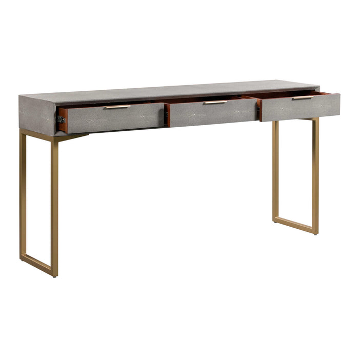 Pesce Shagreen Console Table - UK