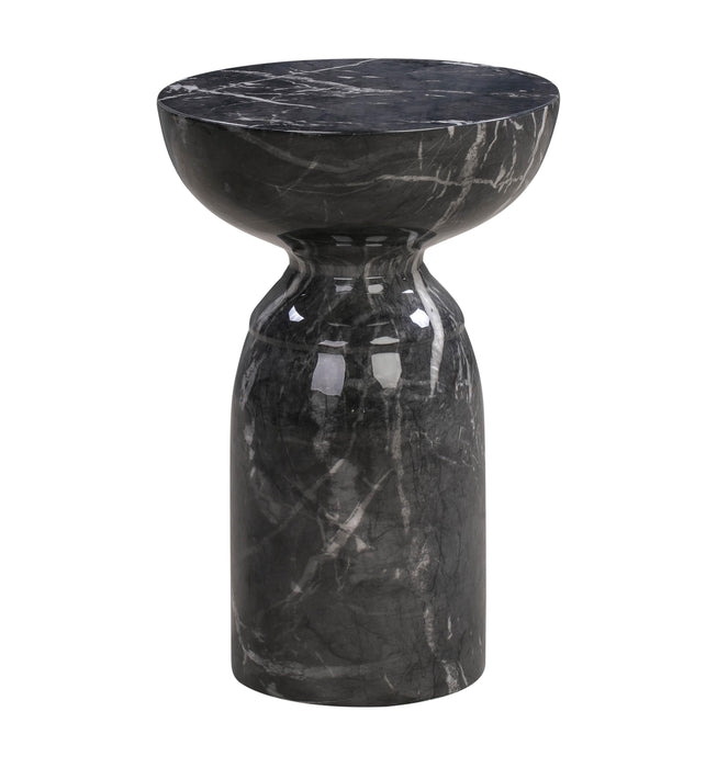 Rue Black Marble Side Table - UK