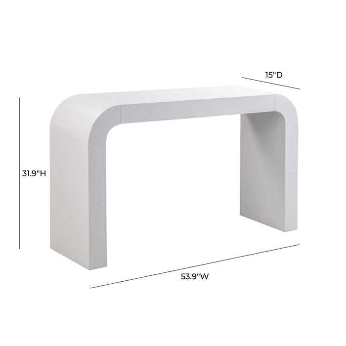Hump White Console Table - UK