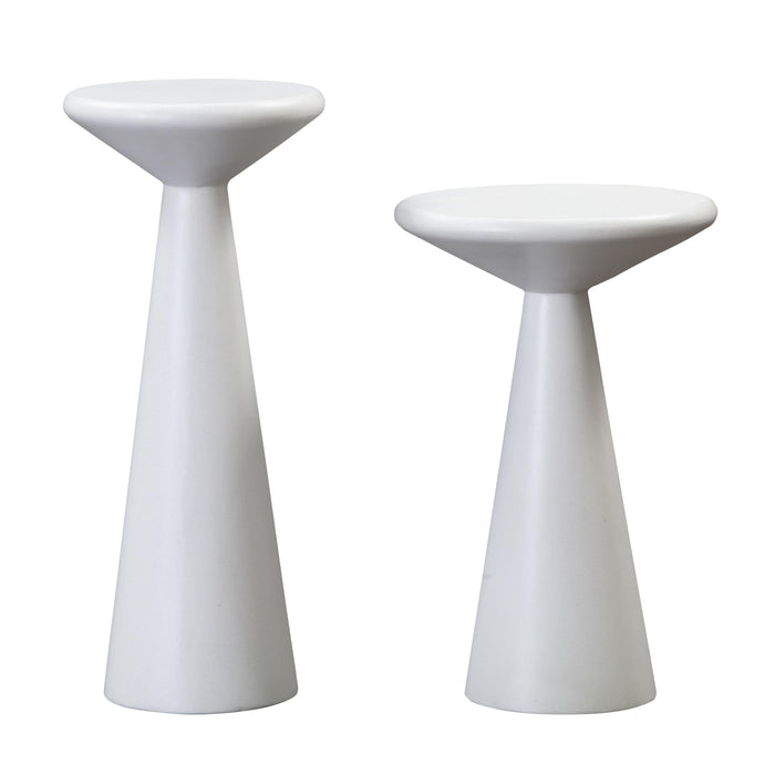 Gianna Concrete Accent Tables - Set of 2 - UK