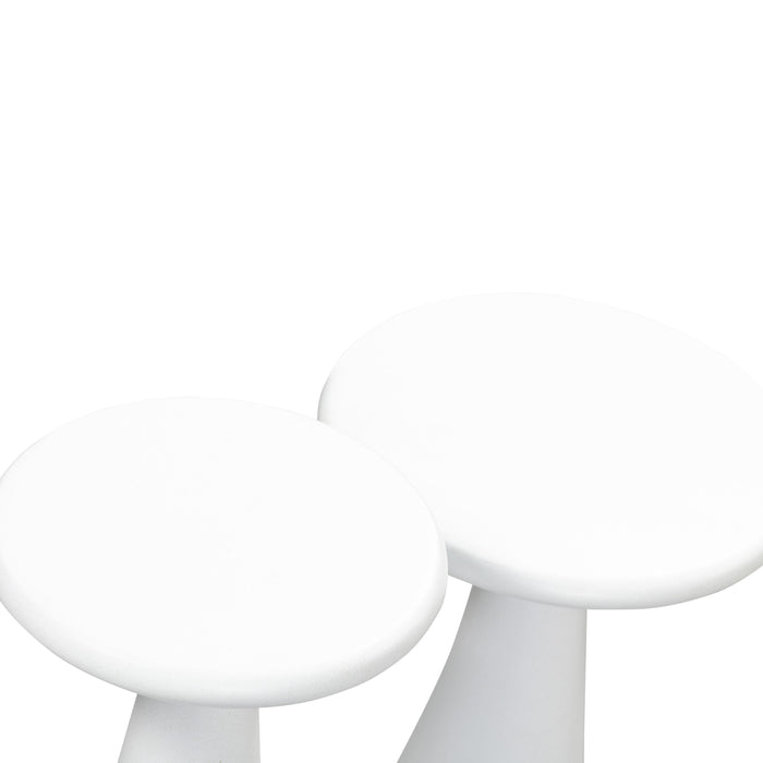 Gianna Concrete Accent Tables - Set of 2 - UK