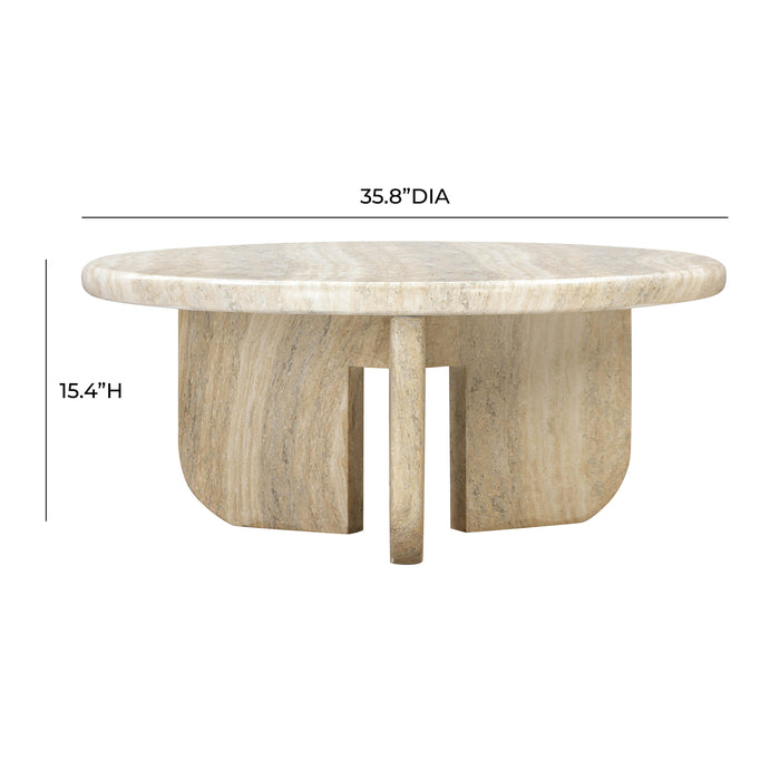 Patrizia Concrete Round Coffee Table - UK