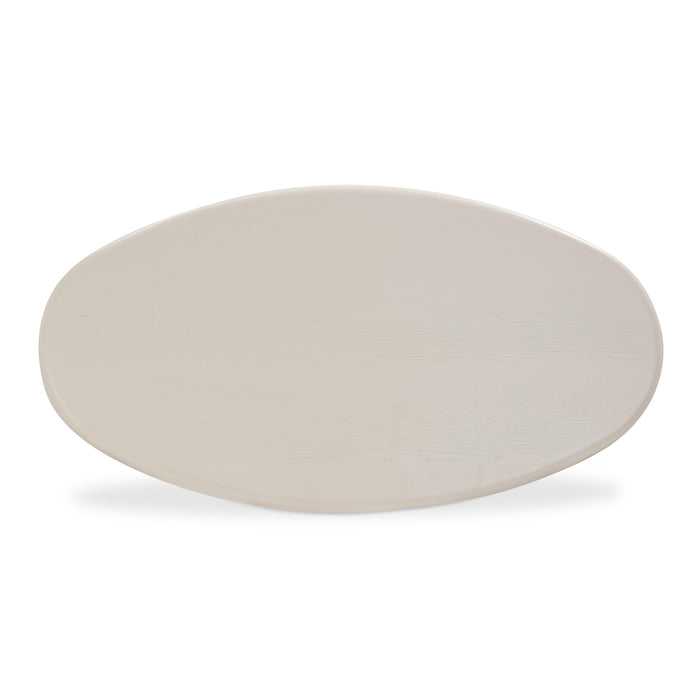 Tanner Natural Burl and Cream Ash Coffee Table