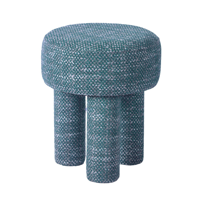 Claire Teal Knubby Stool - UK