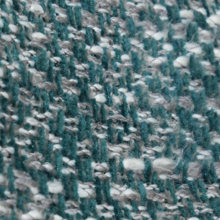 Claire Teal Knubby Stool - UK