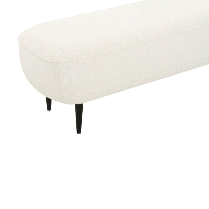 Denise Cream Boucle Bench - UK
