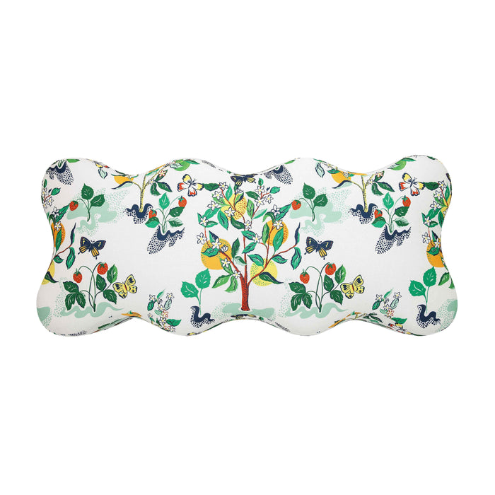 Archie Upholstered Bench in Florida Grove Print - UK