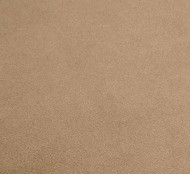 Calliope Cafe Au Lait Performance Velvet Modular Ottoman