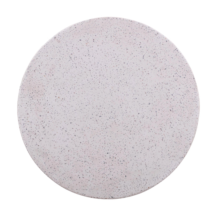Terrazzo Light Speckled Side Table - UK