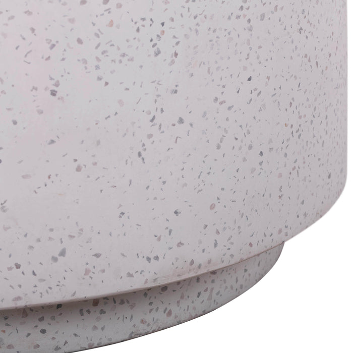 Terrazzo Light Speckled Side Table - UK