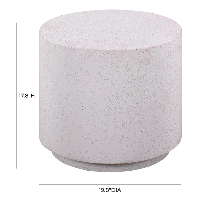Terrazzo Light Speckled Side Table - UK