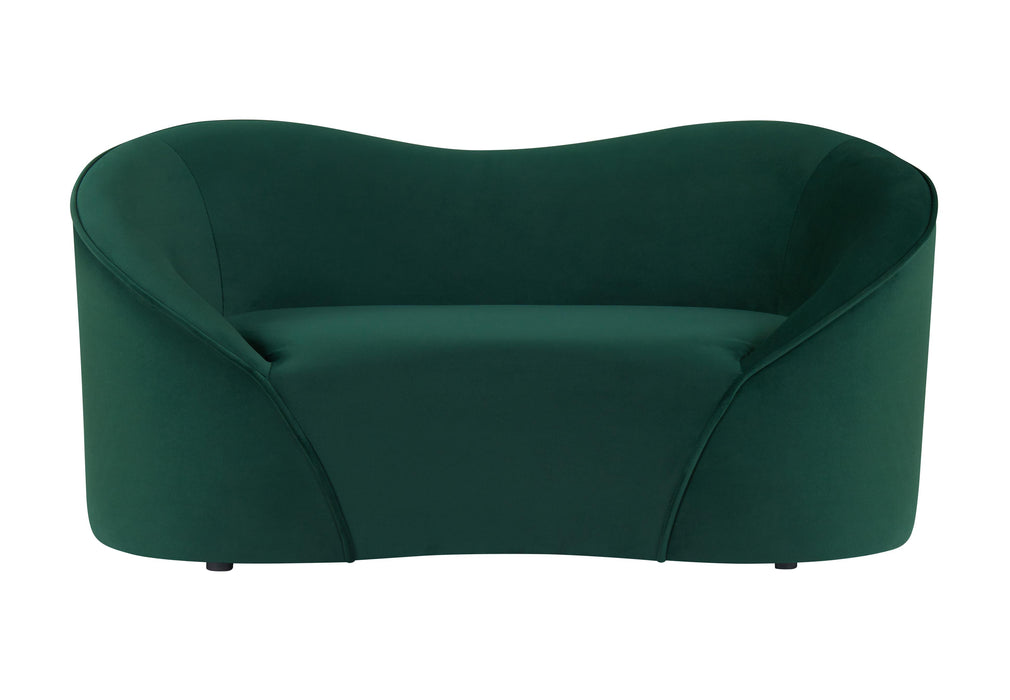 Poodle Forest Green Pet Bed