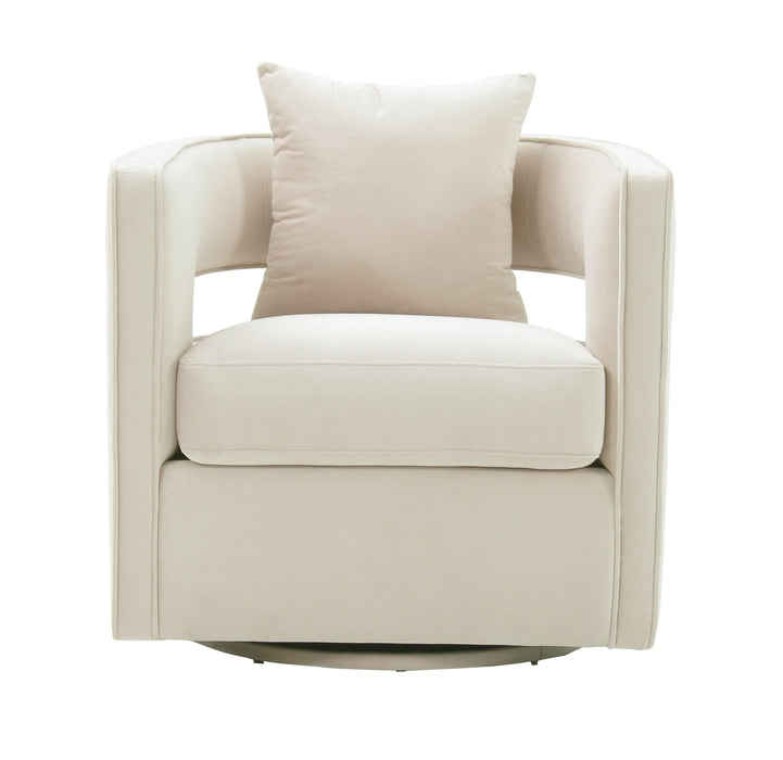 Kennedy Cream Swivel Chair - UK