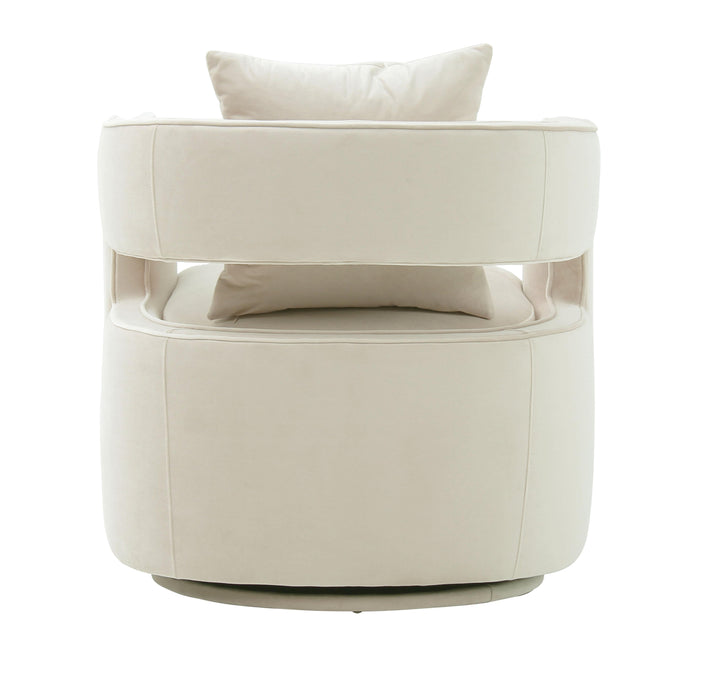 Kennedy Cream Swivel Chair - UK