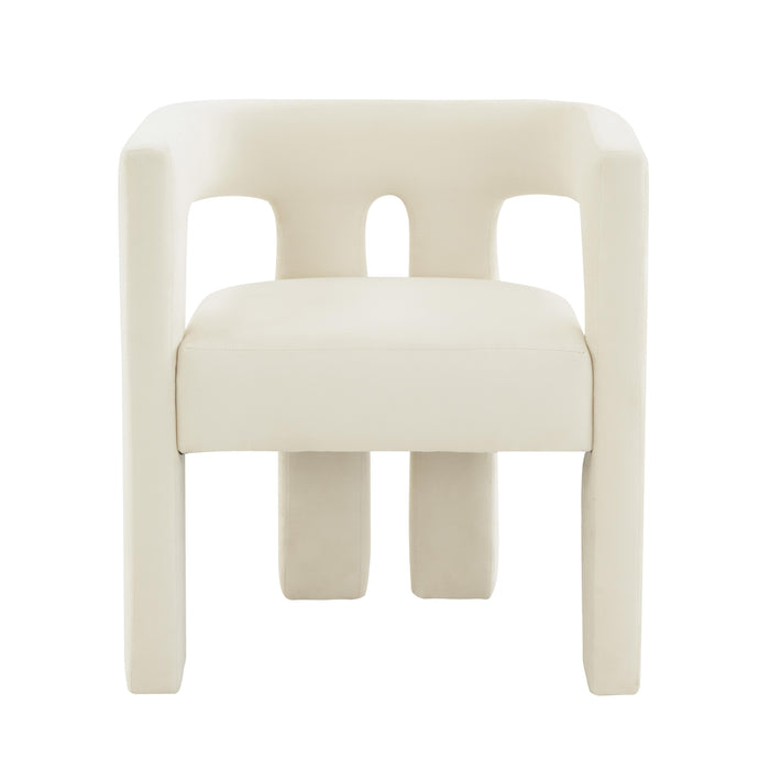 Sloane Cream Velvet Chair - UK