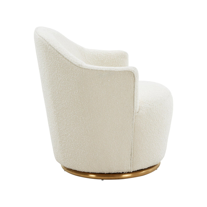 Skyla Boucle Swivel Chair - UK