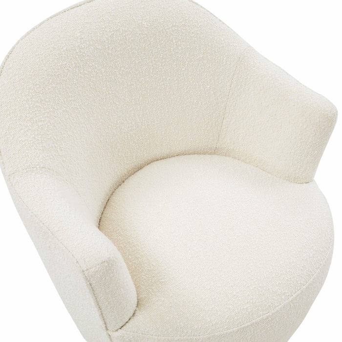 Skyla Boucle Swivel Chair - UK