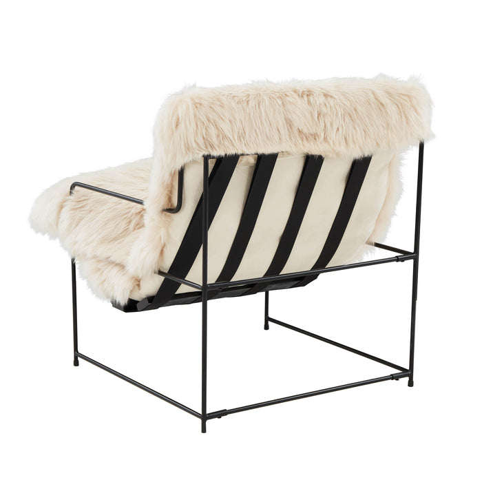 Kimi Natural Genuine Sheepskin Chair - UK