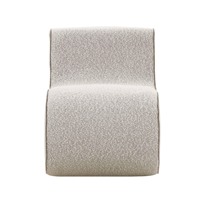 Senna Speckled Grey Boucle Accent Chair - UK