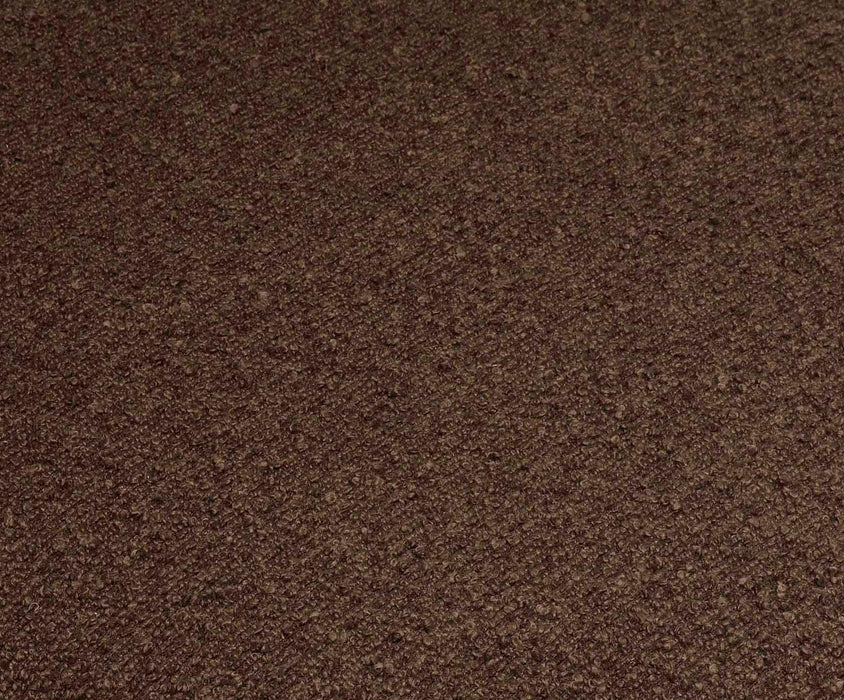 Marla Chocolate Brown Boucle Accent Chair - UK