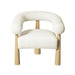Spara Cream Boucle Accent Chair - UK - MR ZEE FURNITURE