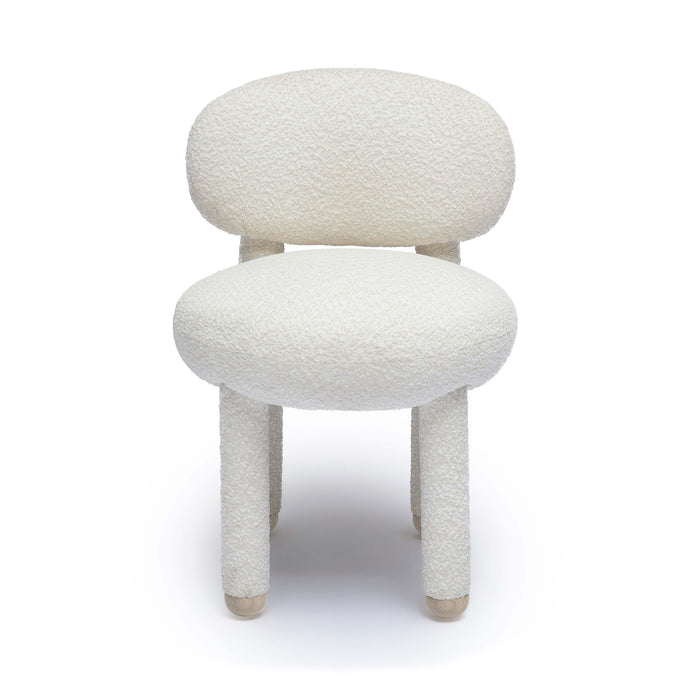 Manu Cream Performance Boucle Side Chair