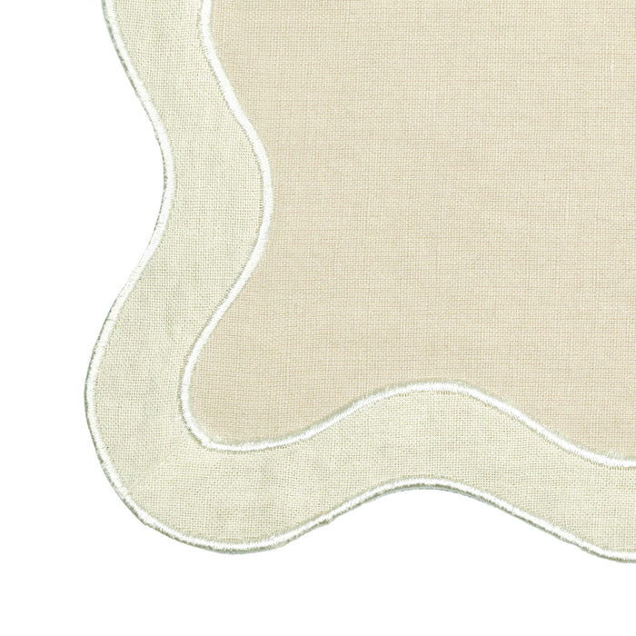 TOV Taupe Wavy Challah Cover