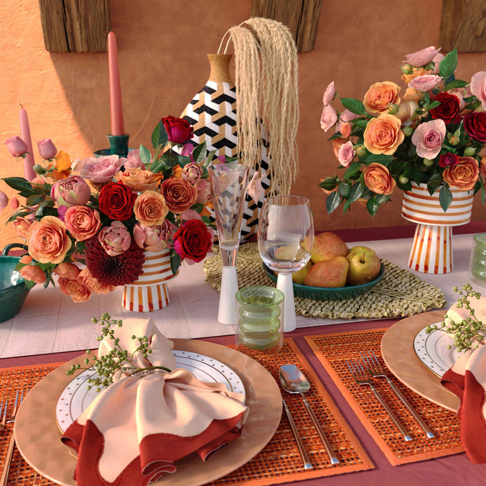 Leaf Natural Seagrass Placemat - Set of 4