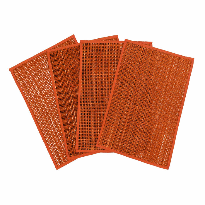 Peele Terracotta Seagrass Placemat - Set of 4